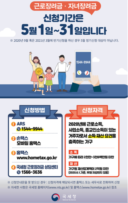 2021 근로·자녀장려금 신청] Q&A - 日刊 NTN(일간NTN)