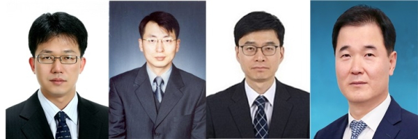 왼쪽부터 김대일, 남우창, 강동훈, 김승민 부이사관